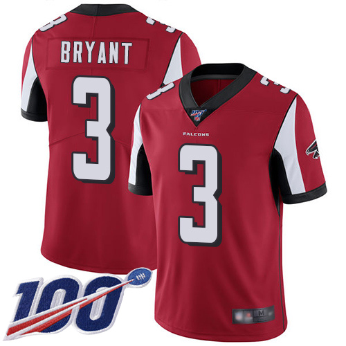 Atlanta Falcons Limited Red Men Matt Bryant Home Jersey NFL Football #3 100th Season Vapor Untouchable->women nfl jersey->Women Jersey